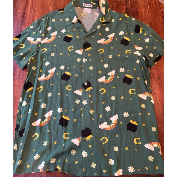 St. Patrick's‎ Day Button Down Shirt. Men's XL.  New - Picture 3 of 5
